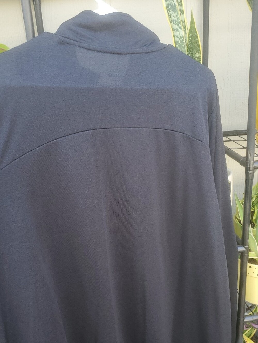 Mens Big & Tall 2X BCG Black Athletic Quarter-Zip Pullover - Picture 7 of 7